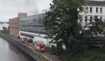 Incendie à l'ancien hôpital La Dorcas à Tournai