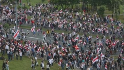 Los bielorrusos vuelven a tomar las calles contra Lukashenko
