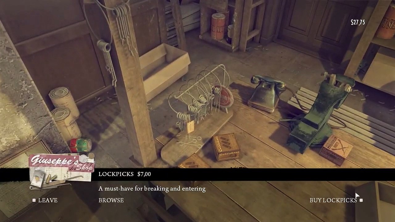 Mafia 2, Chapter 2, Walk Through part 2, "HOME SWEET HOME".