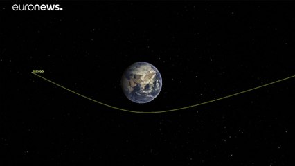 Asteroid saust in Rekordnähe über den Indischen Ozean