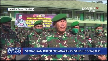 Satgas Pam Puter TNI Disiagakan Di Sangihe Dan Talaud
