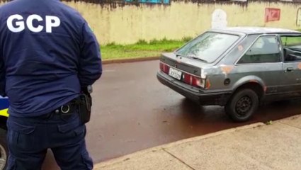 Guarda Patrimonial recupera veículo Escort com registro de roubo