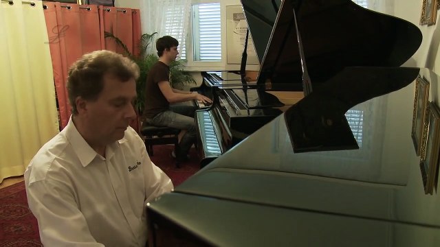 Dave Brubeck - Take Five - grand piano and piano with improvisation by Jefferson and Geza Loso - HD