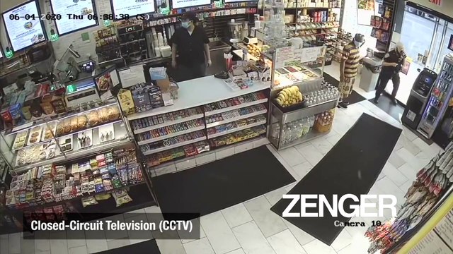 NYPD officer shoots knife-wielding man outside deli