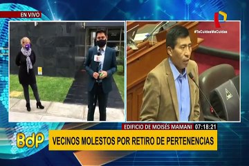 Edificio donde vivía Moisés Mamani: vecinos preocupados por falta de protocolos