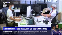 Entreprises: le non-respect du port du masque pourra faire l'objet de sanctions