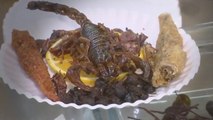 Mercado de San Juan: Venta de carnes exóticas e insectos