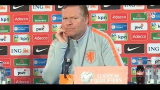 New Barcelona Coach Ronald Koeman answers 'Who is The Best!'