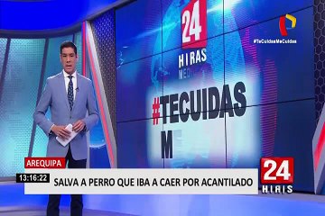 Trujillo: patrullero es embestido por auto y conductor se da a la fuga