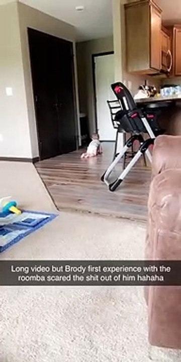 Babies First Roomba Experience