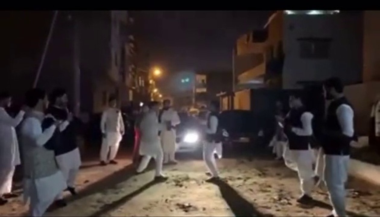 Pakistani people following the tradions of ertughral drama at merrage ceremony
