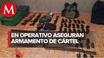 Aseguran arsenal, carros y drogas al cártel Santa Rosa de Lima