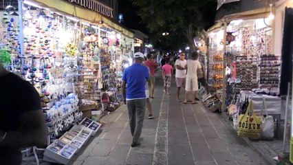 Bodrum'da Kovid-19 tedbirlerine yönelik gece denetimi -MUĞLA