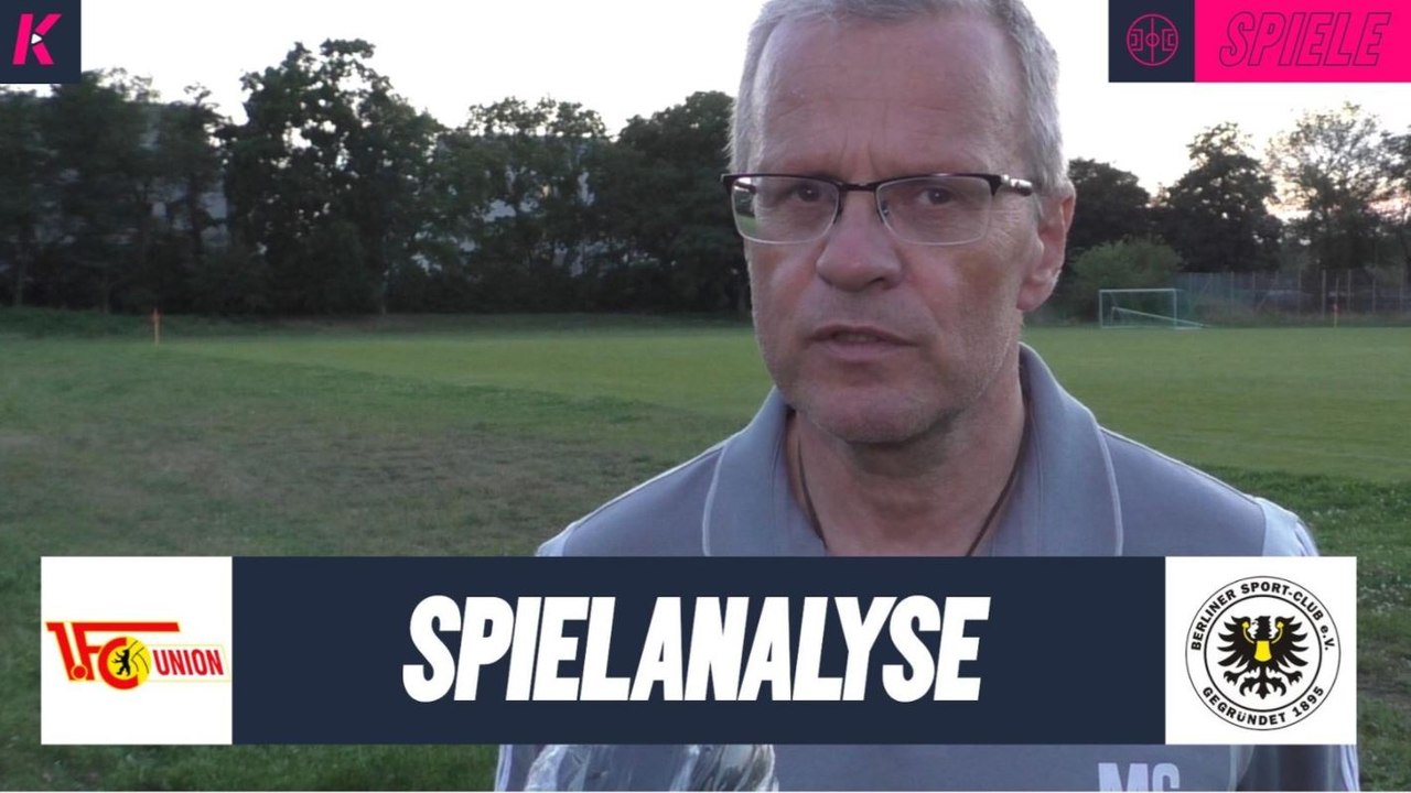 Die Spielanalyse | 1. FC Union Berlin U19 - Berliner SC U19 (Halbfinale, Landespokal der A-Junioren)