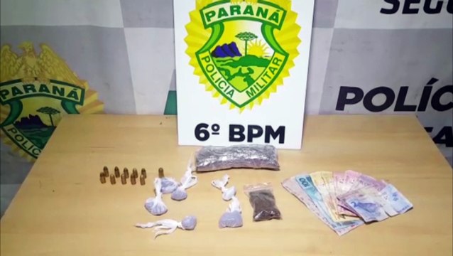 PM detém indivíduo e faz apreensão de drogas, munições e dinheiro no Jardim Veneza