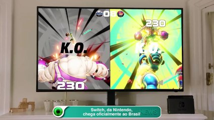 Switch, da Nintendo, chega oficialmente ao Brasil