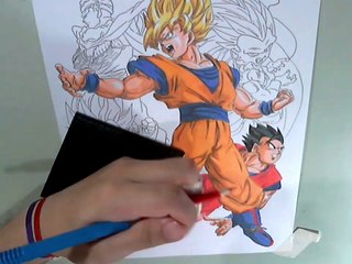 Speed drawing!!!! dragon ball Z