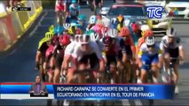 Richard Carapaz se convierte en el primer ecuatoriano en participar en el Tour de Francia