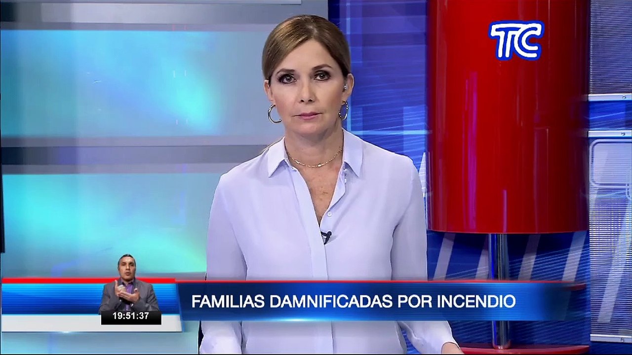 En Guayaquil cuatro familias fueron damnificadas por un incendio