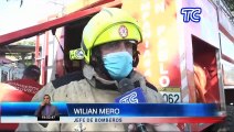 Propietarios perdieron su mercadería tras incendio en una vivienda de Manabí