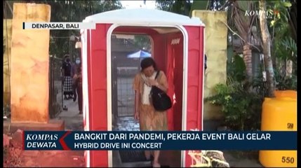 Bangkit Dari Pandemi,  Pekerja Event Bali Gelar  Hybrid Drive In Concert