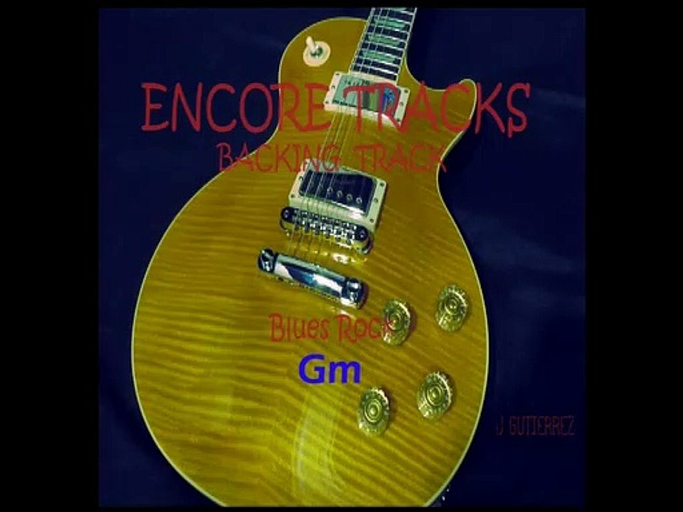 Backing Track Blues Rock Gm