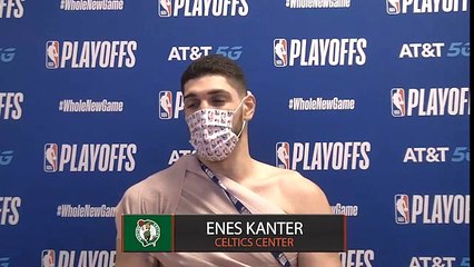 Enes Kanter Postgame Interview | Celtics vs 76ers  | Game 2
