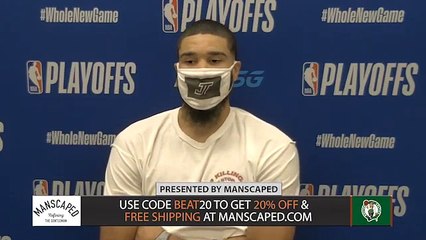 Jayson Tatum on DOMINANT Performance vs 76ers in Game 2 "I want to be that guy."