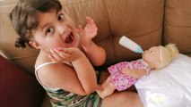 Yeni Cicciobello bebek yemek yeme ve parkta oyun oynama  | Bebek bakma | Eğlenceli Çocuk Videoları
