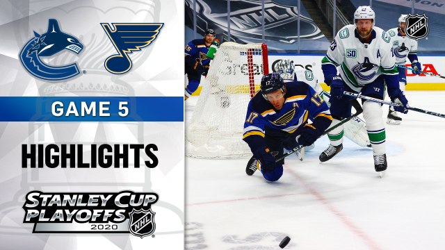 NHL Highlights | Canucks @ Blues 8/19/2020