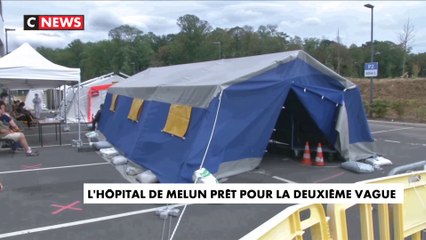 L'hôpital de Melun prêt pour la deuxième vague