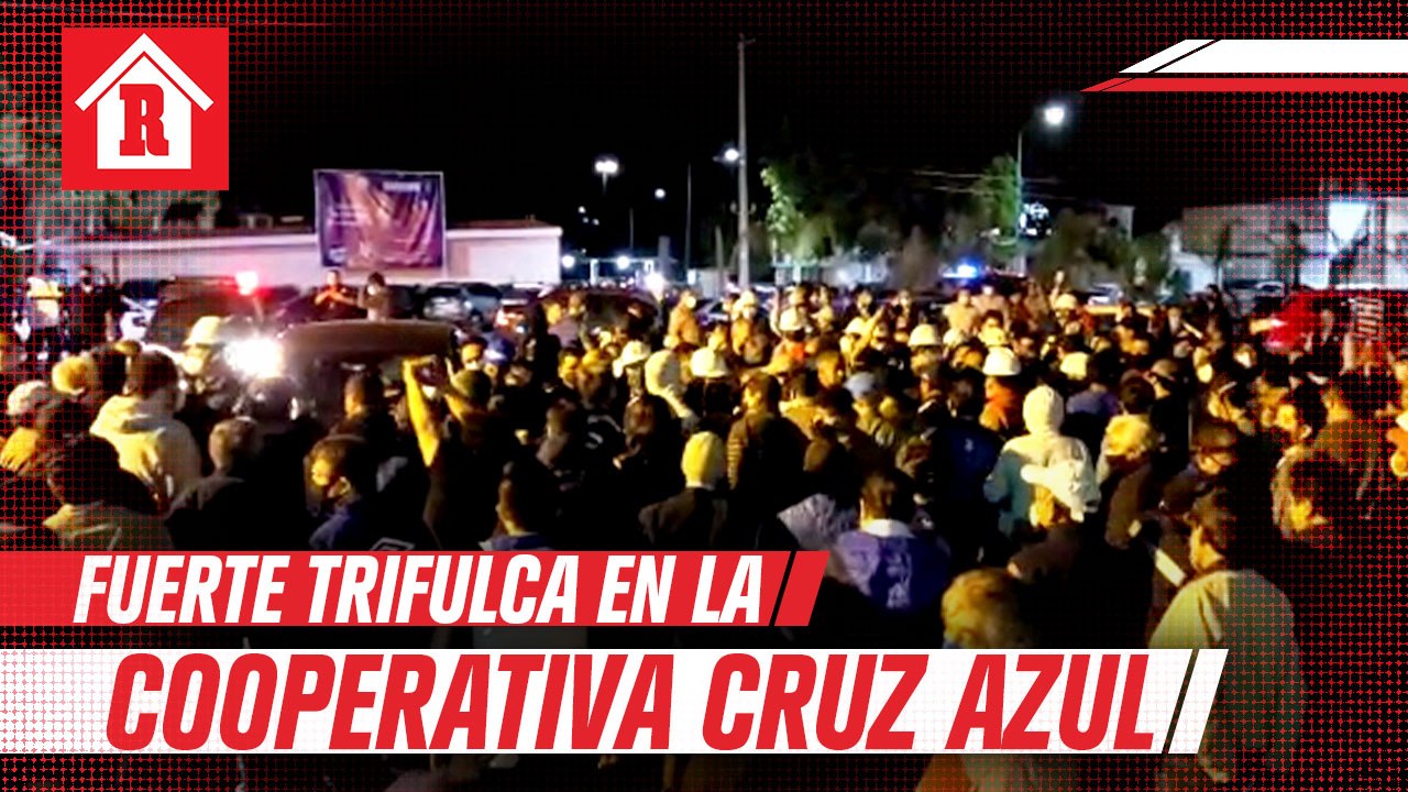 Grupos opositores protagonizaron fuerte trifulca en Cooperativa Cruz Azul