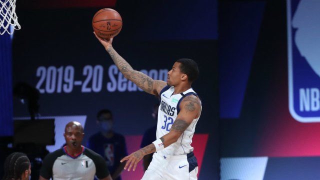NBA G League Alums Trey Burke and Seth Curry Combine For 31 Points In Mavs' Game Two Victory (August, 19 2020)
