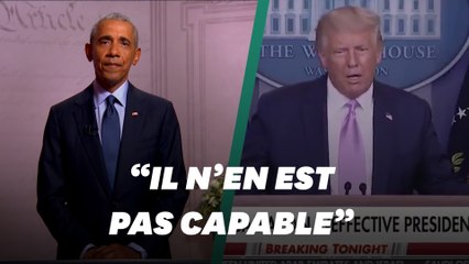 Barack Obama attaque Donald Trump de plein fouet à la convention démocrate