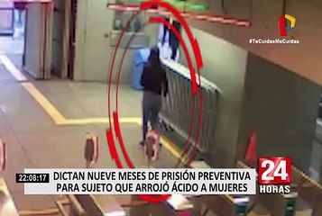 Download Video: Dictan 9 meses de prisión preventiva para sujeto que arrojó ácido a mujeres