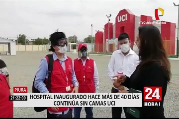 Piura: UCI de La Videnita vacío por falta de oxígeno