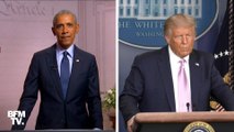 La passe d'armes entre Barack Obama et Donald Trump à 75 jours de la présidentielle