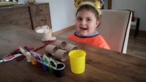 Kağıttan tırtıl yapımı | Tuvalet kağıdı rulosundan neler yapılır | Eğlenceli Çocuk Videoları