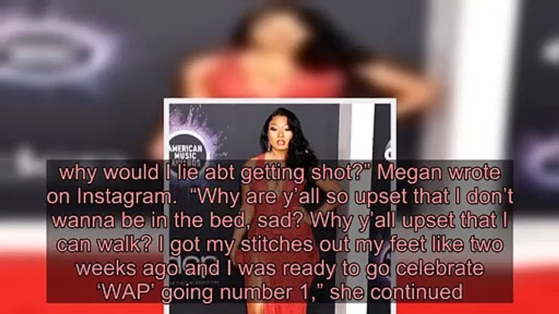 ⁣Megan Thee Stallion Reveals Stitches & Sets Record Straight On Getting Shot — Pics