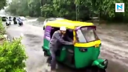 Heavy rain in Delhi leads to waterlogging at several places