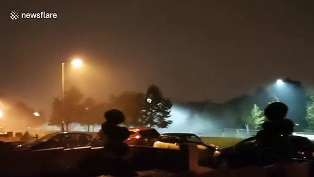 Strong winds and heavy rain as Storm Ellen batters Cork, Ireland