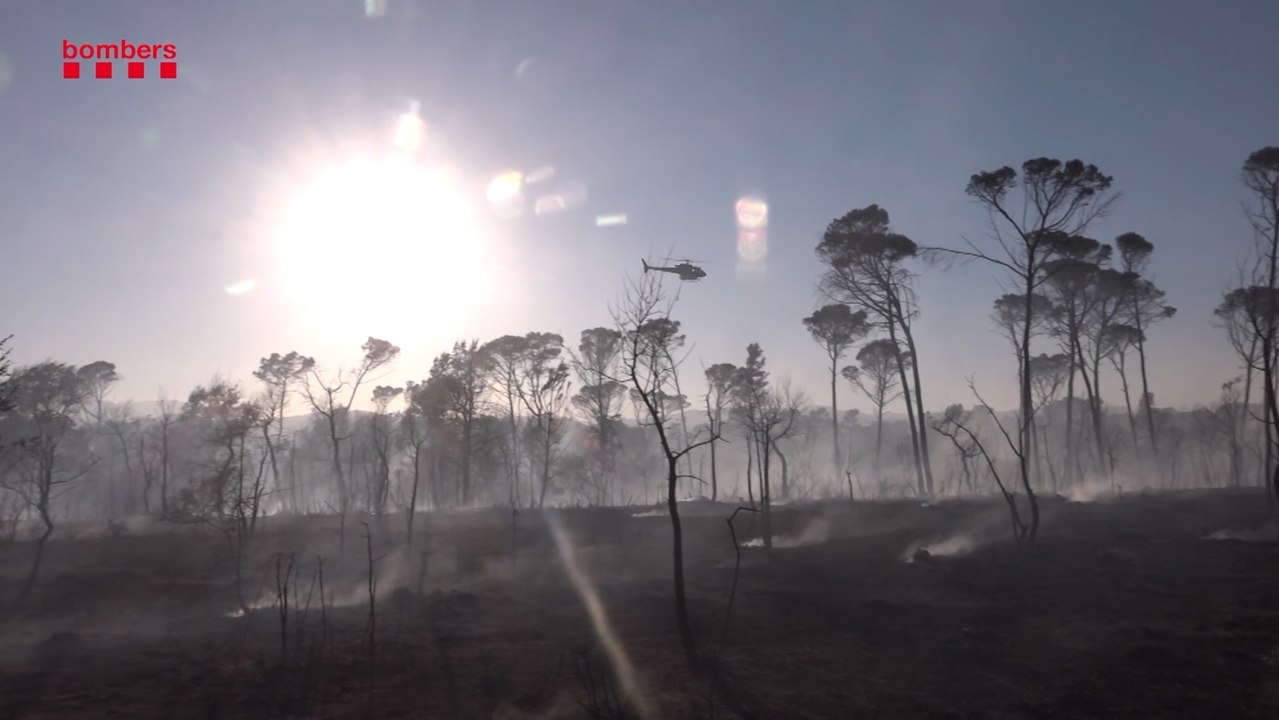 Incendio en Caldes de Malavella