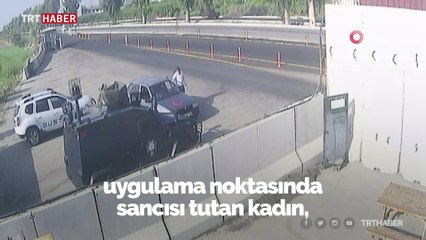 Hastaneye yetişemedi, kadın polisin yardımıyla doğurdu