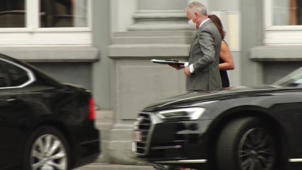 Arrivée des ministres au Conseil National de Sécurité pour préparer le mois de septembre