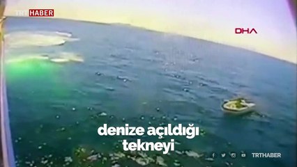 Sahibi görüntüden tanıdı, tekneyi çaldığı ortaya çıktı