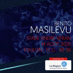 L'essai de Benito Masilevu face à Toulon, saison 2020-2021