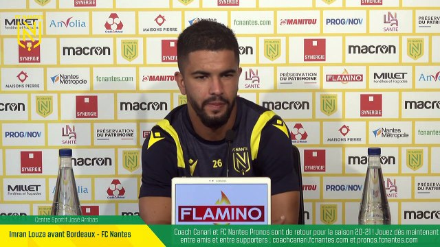 Replay I Imran Louza avant Bordeaux - FC Nantes