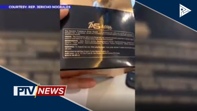 Beauty product na may nakalagay na Manila, Province of China , nais ipa-blacklist ng isang kongresista