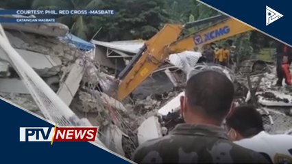 Bilang ng mga pamilyang naapektuhan ng lindol sa Masbate, umabot na sa halos 900
