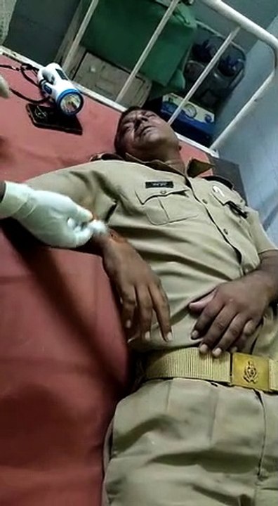 ड्यूटी पर जा रहे पुलिस होमगार्ड हुए दुर्घटना का शिकार